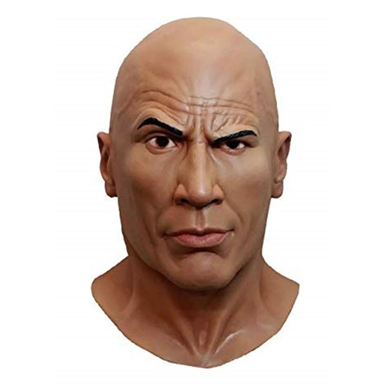 Trick Or Treat Studios WWE The Rock Dwayne Johnson Wrestler Adult Licensed Mask Costume Accessory